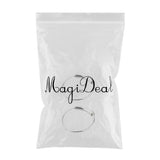 Max 2pcs Nose Ring Nose Hoop Tragus Helix Ear Piercing Steel Ring 6mm Silver