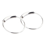 Max 2pcs Nose Ring Nose Hoop Tragus Helix Ear Piercing Steel Ring 6mm Silver