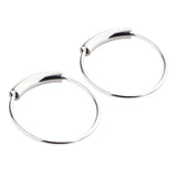 Max 2pcs Nose Ring Nose Hoop Tragus Helix Ear Piercing Steel Ring 8mm Silver