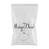 Max 2pcs Nose Ring Nose Hoop Tragus Helix Ear Piercing Steel Ring 8mm Silver