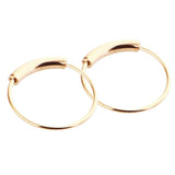 Max 2pcs Nose Ring Nose Hoop Tragus Helix Ear Piercing Steel Ring 6mm Rose Gold