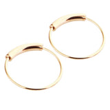Max 2pcs Nose Ring Nose Hoop Tragus Helix Ear Piercing Steel Ring 6mm Rose Gold