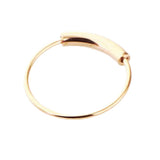 Max 2pcs Nose Ring Nose Hoop Tragus Helix Ear Piercing Steel Ring 6mm Rose Gold
