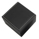 Max Black Watch Box PU Leather Wrist Watch Organizer Jewelry Display Case Large