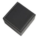 Max Black Watch Box PU Leather Wrist Watch Organizer Jewelry Display Case Small