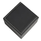 Max Black Watch Box PU Leather Wrist Watch Organizer Jewelry Display Case Small