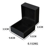 Max Black Watch Box PU Leather Wrist Watch Organizer Jewelry Display Case Small