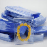 Max Maxb 100pcs PVC EVA PPE Resealable Seal Grip Jewelry Packaging Bags 14x14cm