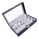 Max Maxb Watch Jewellery Display Storage Box Leather Sunglasses Organizer Case Holder