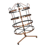 Max Maxb 4 Tiers Metal Rotating EarringS Display Stand Jewelry Holder Rack Copper