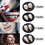 Maxbell Halloween false teeth vampire fangs zombie teeth COSPLAY costume props 13mm