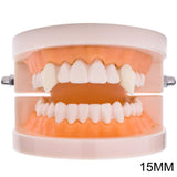 Maxbell Halloween false teeth vampire fangs zombie teeth COSPLAY costume props 15mm