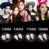 Maxbell Halloween false teeth vampire fangs zombie teeth COSPLAY costume props 17mm