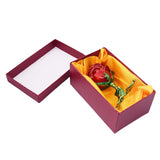 Maxbell Rose Jewelry Box Ring Storage Holder Room Arts Decor Xmas Table Ornament