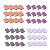 Maxbell 12pcs Cardboard Jewelry Box w/ Sponge Rings Box Square Gift Box Purple