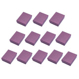 Maxbell 12pcs Cardboard Jewelry Box w/ Sponge Rings Box Square Gift Box Purple