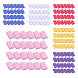 Maxbell 24Colorful Linen Paper Foam Box Ring Storage Holder Pin Display Box pink