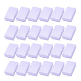 Maxbell 24Colorful Linen Paper Foam Box Ring Storage Holder Pin Display Box silvery