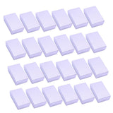 Maxbell 24Colorful Linen Paper Foam Box Ring Storage Holder Pin Display Box silvery