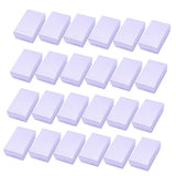Maxbell 24Colorful Linen Paper Foam Box Ring Storage Holder Pin Display Box silvery