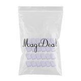 Maxbell 24Colorful Linen Paper Foam Box Ring Storage Holder Pin Display Box silvery