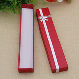 Maxbell 12x Bow Jewelry Box Ring Necklace Paper Box Gift Box Organizer Box Red