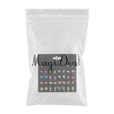 Maxbell 20 Pairs Kids Girls Fashion Stud Earrings Set Jewelry