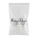 Maxbell Steampunk Earrings Asymmetric Dangle Ear Studs Charms Wedding Club Type 1