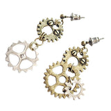 Maxbell Steampunk Earrings Asymmetric Dangle Ear Studs Charms Wedding Club Type 3