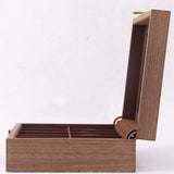 Maxbell Watch Box Wooden Display Case Organizer 12 Slot Walnut Wood Grain