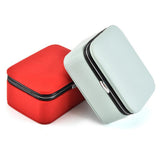 Maxbell PU Leather Jewelry Box Earrings Ring Pendant Box Storage Case Red