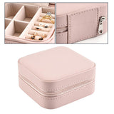 Maxbell Small Jewelry Box Case Storage Holder Pink