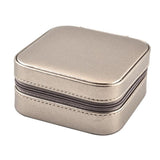 Maxbell Small Jewelry Box Case Storage Holder Champagne