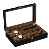 Maxbell Watch Sunglasses Box Organizer Jewelry Display Case