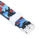 Maxbell 10 Multisize Siliccone Watch Band Replacement Sport Braclet 24MM white