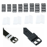 Maxbell 10 Multisize Siliccone Watch Band Replacement Sport Braclet 24MM white