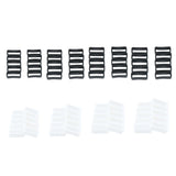 Maxbell 10 Multisize Siliccone Watch Band Replacement Sport Braclet 24MM white