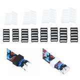 Maxbell 10 Multisize Siliccone Watch Band Replacement Sport Braclet 24MM white