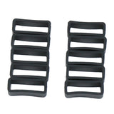 Maxbell 10 Multisize Siliccone Watch Band Replacement Sport Braclet 24MM Black