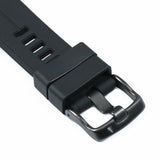 Maxbell 10 Multisize Siliccone Watch Band Replacement Sport Braclet 24MM Black