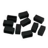 Maxbell 10Pcs Multisize Siliccone Watch Band Replacement Sport Bracelet 22MM