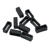 Maxbell Rubber Replacement Watch Band Strap Loops Watch Strap Keeper Retainer 22MM