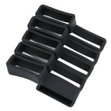 Maxbell Rubber Replacement Watch Band Strap Loops Watch Strap Keeper Retainer 22MM