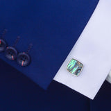 Maxbell 2x Colorful Cufflinks Men Coat Cuff Link Valentines Gift Office Cufflink