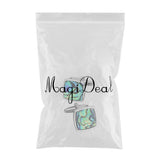 Maxbell 2x Colorful Cufflinks Men Coat Cuff Link Valentines Gift Office Cufflink