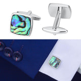 Maxbell 2x Colorful Cufflinks Men Coat Cuff Link Valentines Gift Office Cufflink