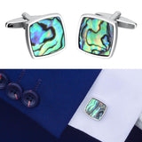 Maxbell 2x Colorful Cufflinks Men Coat Cuff Link Valentines Gift Office Cufflink