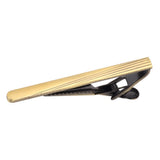 Maxbell Luxury Mens Stripe Necktie Tie Bar Clip Clamp Party Modish Gift Green Bronze