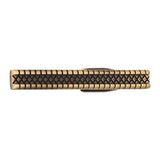 Maxbell Luxury Mens Stripe Necktie Tie Bar Clip Clamp Party Modish Gift Bronze