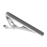 Maxbell Crocodile Metal Tie Clip Clasp Mens Necktie Wedding Business Tie Pin Silver